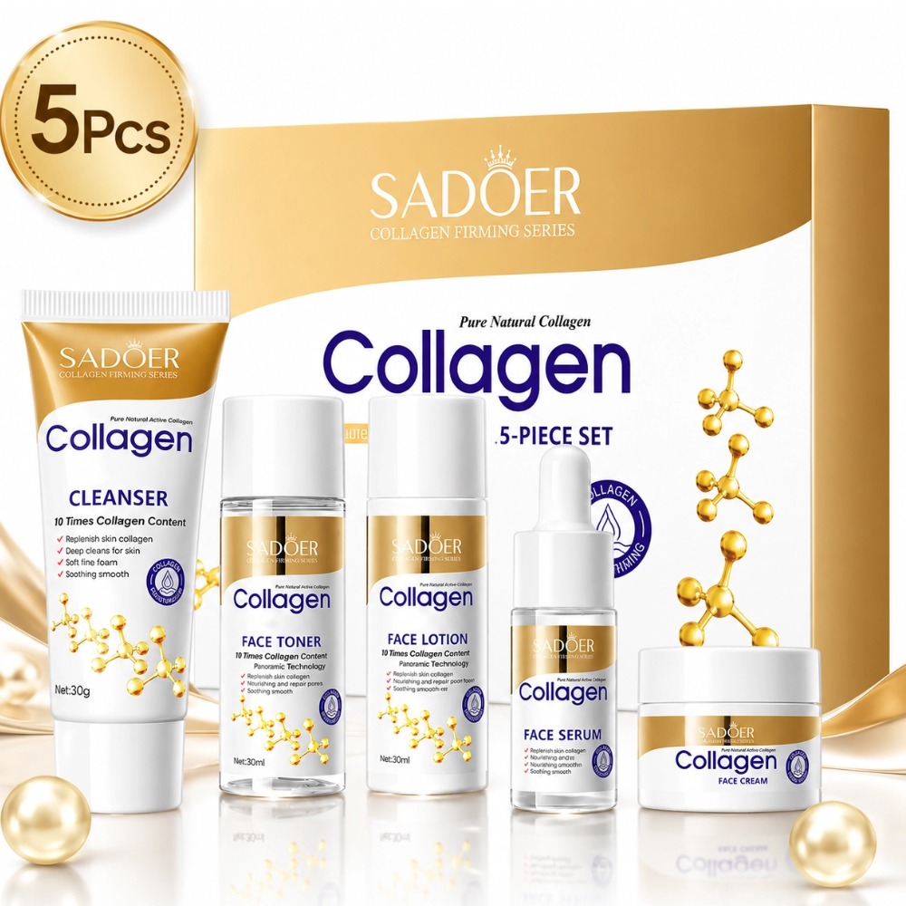 Luxury Skincare Kit - Kolajen 5 Parça Cilt Bakım Seti