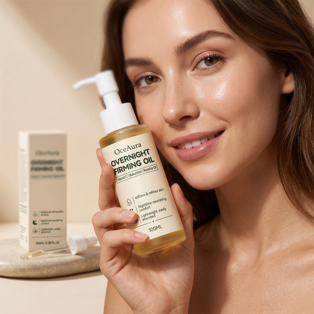 Bakuchiol Night Oil - Bakuchiol ve C Vitamini İçeren Kuşburnu
