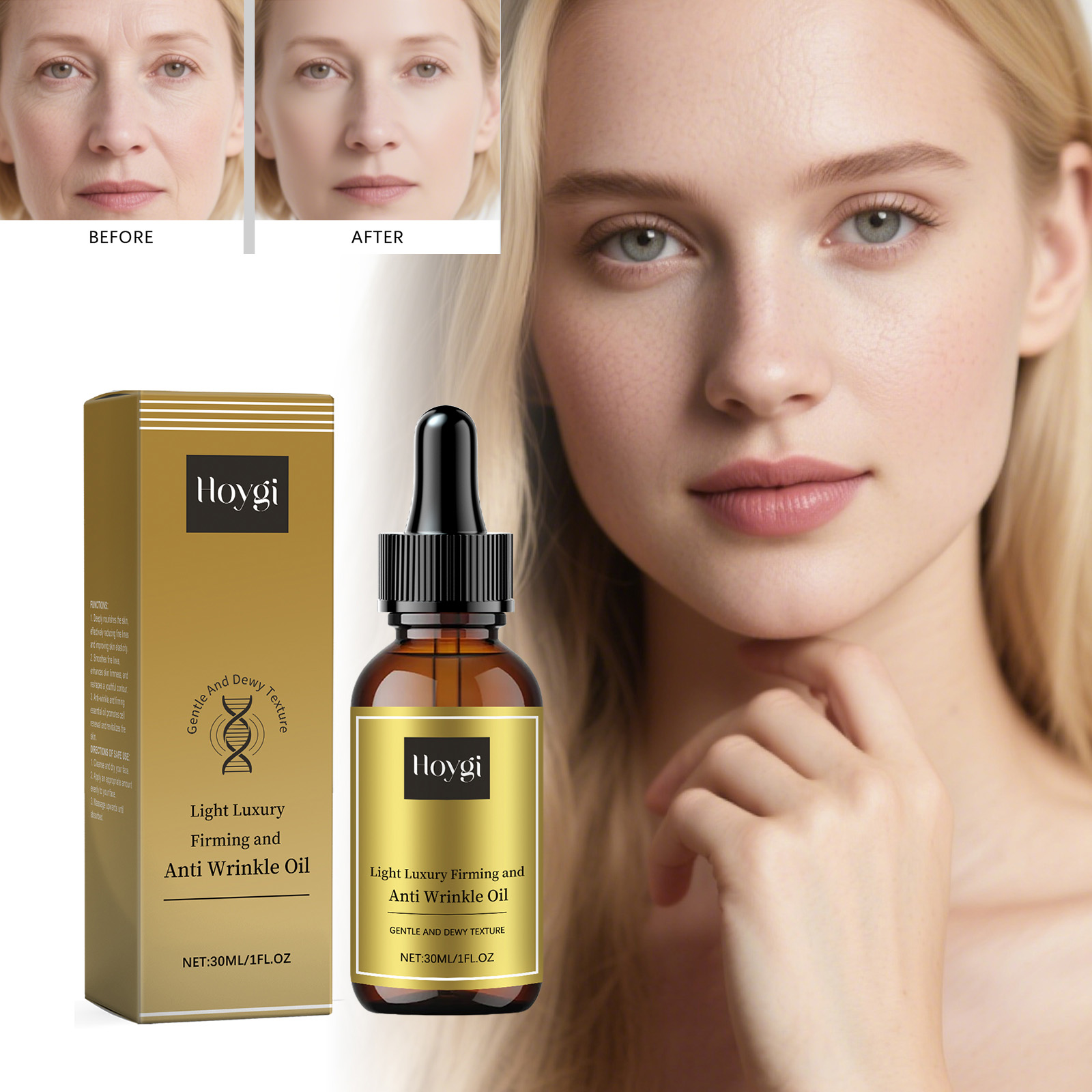 Luxury Skincare Women - Sıkılaştırıcı Yüz Bakım Yağı Kırışıklık Karşıtı