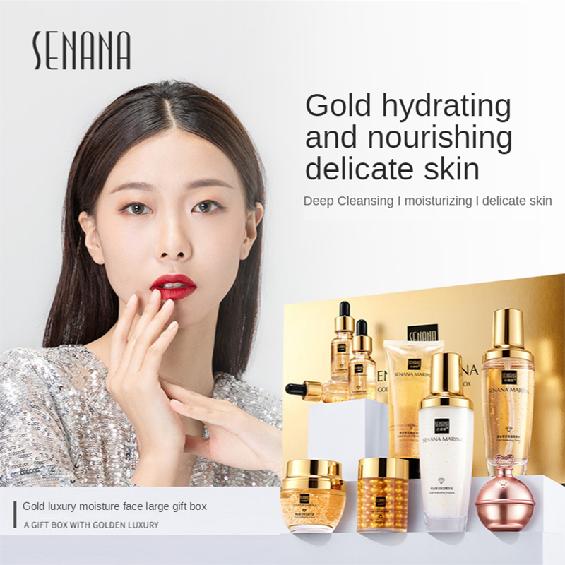 Kadın 24K Altın Cilt Bakım Set - Luxury Skincare Set For Women incelemesi ve fiyatı