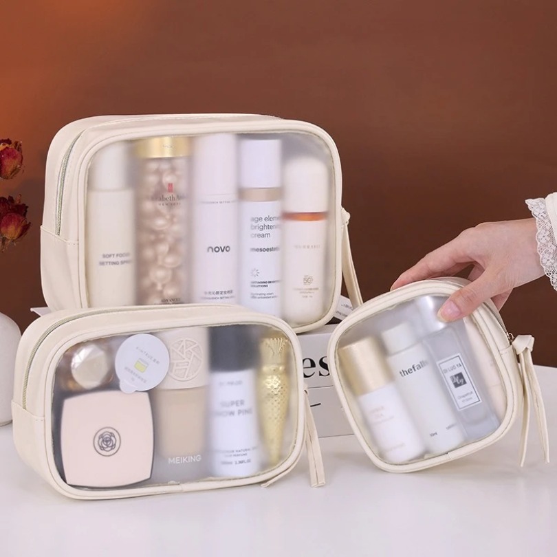 Yarı Şeffaf Lüks Makyaj Çantas - Luxury Skincare Women incelemesi ve fiyatı