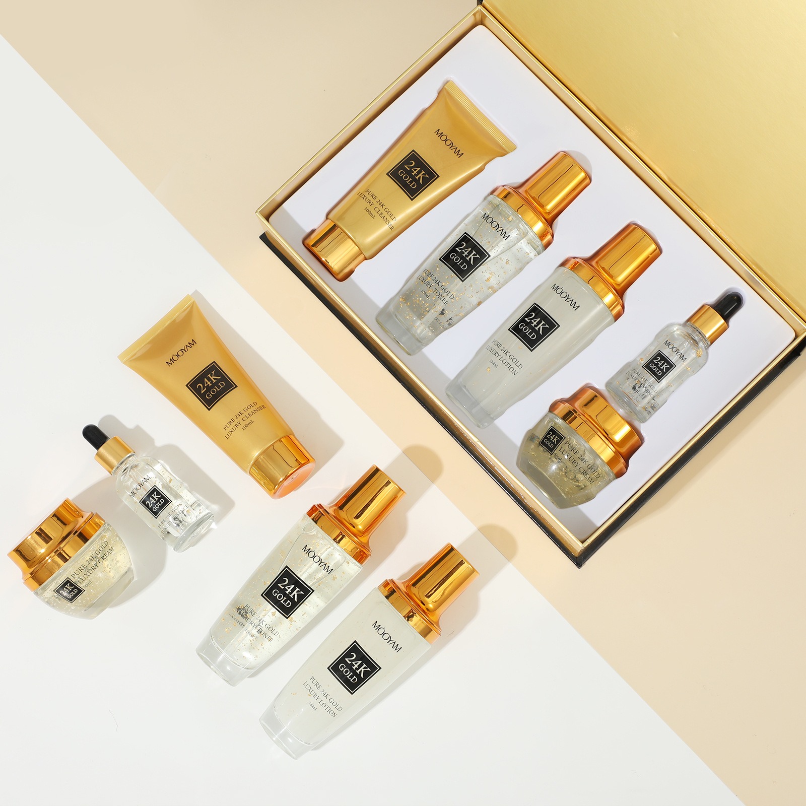 24 Ayar Altın LÜKS Nemlendiric - Luxury Skincare Kit incelemesi ve fiyatı