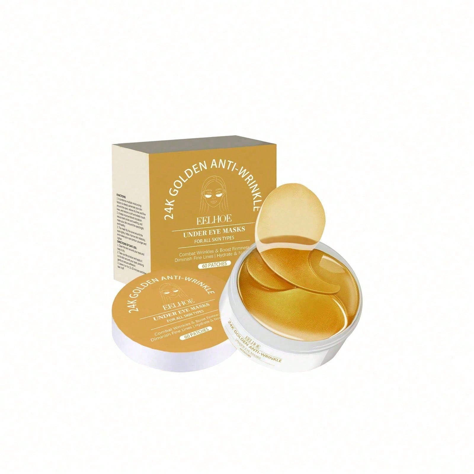 24K Altın Göz Maskesi, 60 Adet - Luxury Skincare Mask incelemesi ve fiyatı