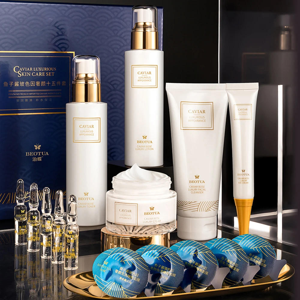 15 Parça Havyar Cilt Bakım Set - Luxury Skincare Kit incelemesi ve fiyatı